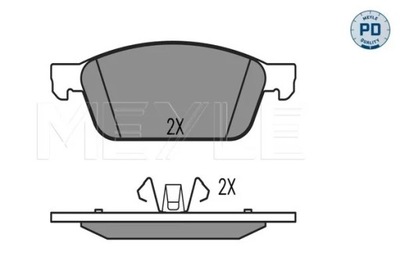 0252573618/PD КОЛОДКИ HAM. FORD P. FOCUS/KUGA/TOURNEO/T