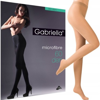 GABRIELLA RAJSTOPY MICROFIBRE r.3-M NEUTRO 60den