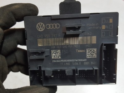 Vw touareg 2 7p 10-13r модуль дверь правый  передок  европа 4h0959792f фото №1