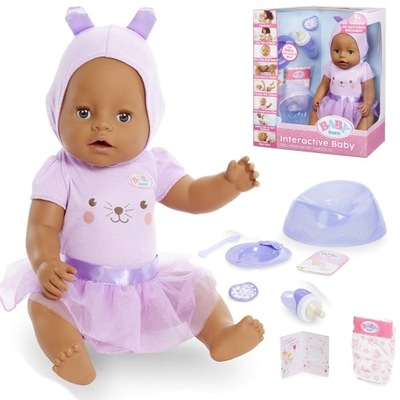 INTERAKTYWNA LALKA BABY BORN 9 funkcji+9 elementów nie wymaga baterii