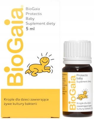 BIOGAIA Baby probiotyk dla dzieci 0m+ krople 5 ml