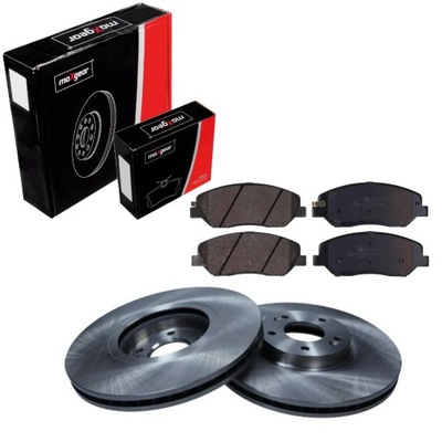 Тормозные диски+ тормозные колодки перед kia sorento ii 2009-15 фото №1