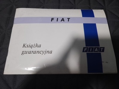 FIAT SEICENTO 2002 Książka Gwarancyjna / Serwisowa