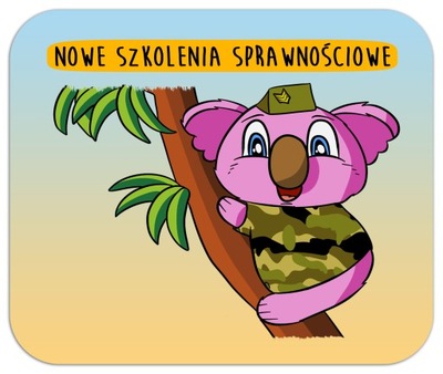 Podkładka pod mysz wojskowy koala wojsko żołnierz