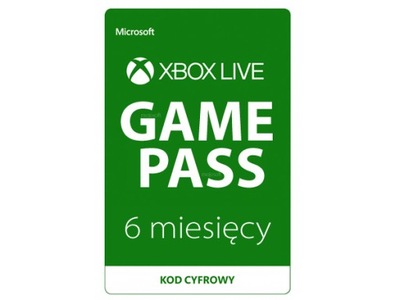 Subskrypcja Xbox Game Pass na 6 miesięcy