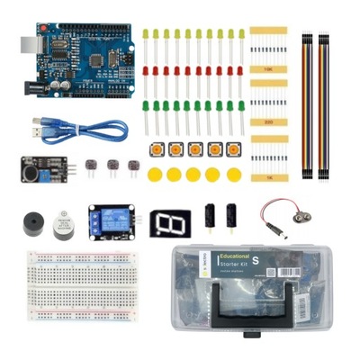 Zestaw startowy S zgodny z Arduino CH340 zestaw edukacyjny KIT uno r3