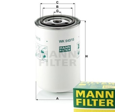 Фильтр топлива renault trucks magnum ae фото №1