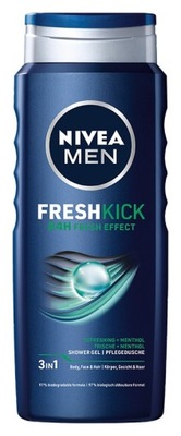 Nivea Men Żel pod prysznic 3in1 Fresh Kick 400ml