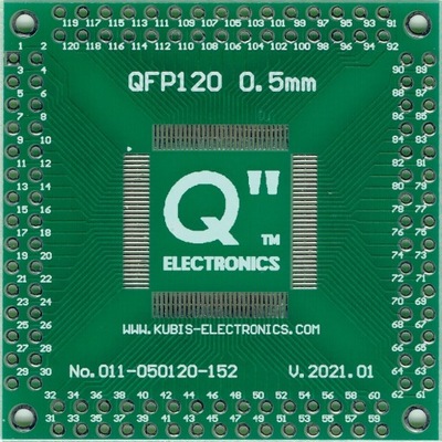 QFP120,LQFP120 0.50mm na 4xIDC2x15