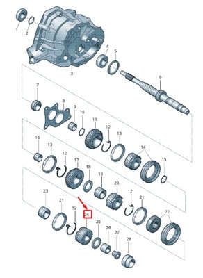 Audi a5 8t 4-speed change gear 0cs311149b фото №1