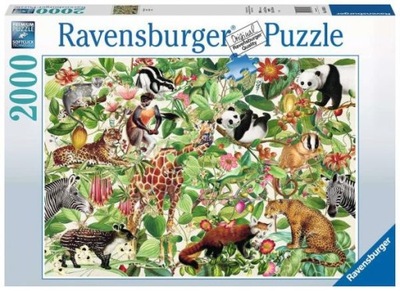 Ravensburger Puzzle 2000 elementów Dżungla