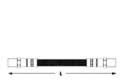 CABLE DE FRENADO ELAST. AUDI PARTE DELANTERA 100 200 68-91  