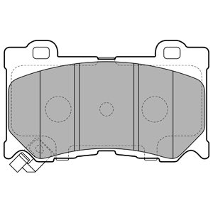 DELPHI КОЛОДКИ ГАЛЬМІВНІ ПЕРЕД LP2156 LP2156