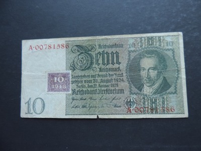 NIEMCY 10 REICHSMARK 1929