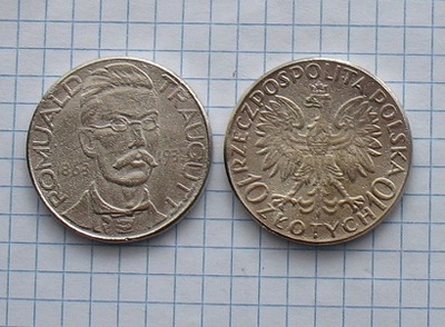 moneta 10 złotych Traugutt Powstanie Styczniowe