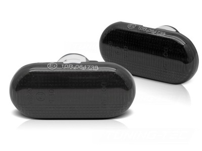 Поворотники боковой black led renault clio ii / twingo ii / scenic / kang фото №1