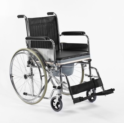 Wózek inwalidzki z funkcją toalety