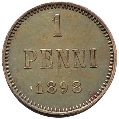 90065. Carska Finlandia, 1 penni, 1898r.