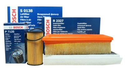 3 x фильтр bosch renault fluence megane iii 3 1.6 dci фото №1