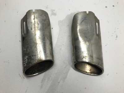 Mercedes w204 выхлоп гаситель конечный комплект фото №1