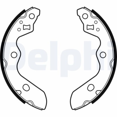 Тормозные колодки ham delphi фото №1