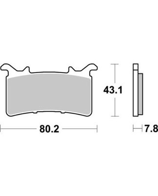 SBS ZAPATAS DE FRENADO RACING DUAL CARBÓN 985DC  