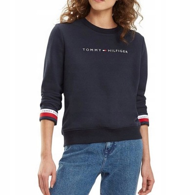 Tommy Hilfiger bluza klasyczna r. XS granatowa