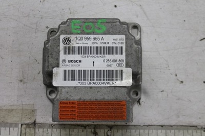 Модуль датчик подушка безопасности 1q0959655a vw eos 05-10 фото №1