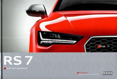 PROSPEKT AUDI RS 7 SPORTBACK 