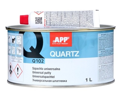 Szpachla uniwersalna z utwardzaczem SZARA APP QUARTZ Q102 1L