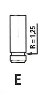КЛАПАН ВИПУСКНИЙ FRECCIA R6039/RNT 