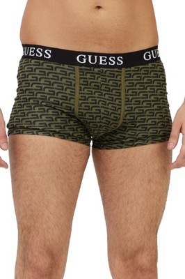 Bokserki GUESS 3 pack zielone i morskie r. S