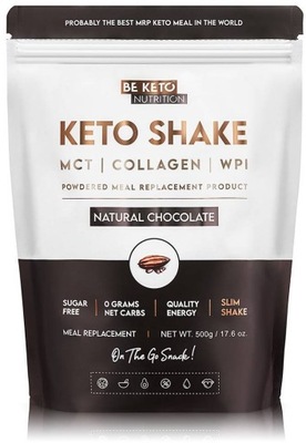 BeKeto KETO Shake Bez Cukru MCT Białko + Collagen