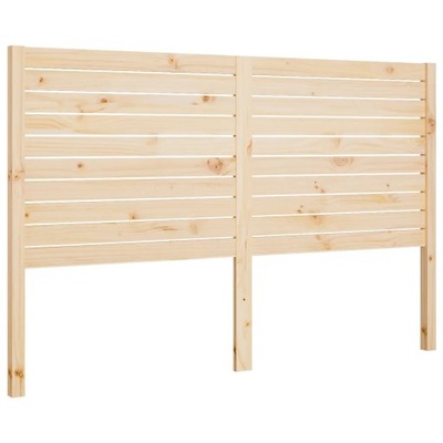 Wezgłowie łóżka, 166x4x100 cm, lite drewno sosnowe