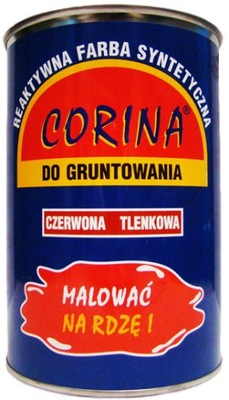 CORINA FARBA DO GRUNTOWANIA PROSTO NA RDZE CZERWONA TLENKOWA 3L