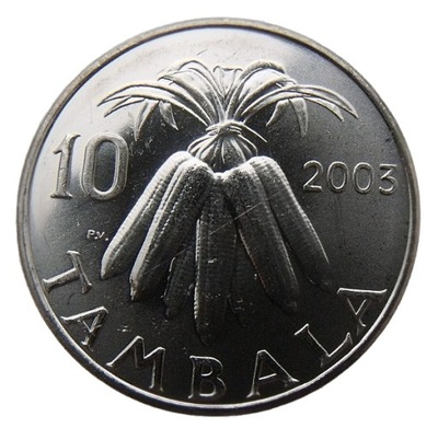 MALAWI 10 TAMBALA 2003 OWOCE - MENNICZA