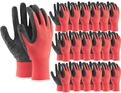 Rękawiczki RĘKAWICE robocze NITRYLOWE roz 8 MOCNE