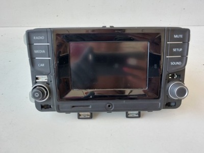 VW POLO V 6C0 RADIO EKRANĖLIS 6C0035885 C 