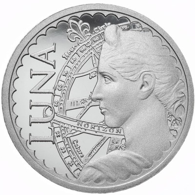 Luna srebrna moneta 1 oz 2022