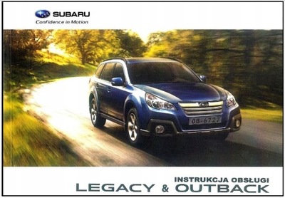 SUBARU OUTBACK POLSKA MANUAL MANTENIMIENTO 2009-2014  