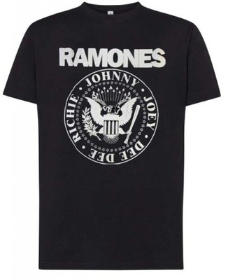 KOSZULKA T-SHIRT RAMONES czarna r. M