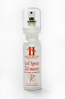 Hegron Żel spray do modelowania włosów extra mocny