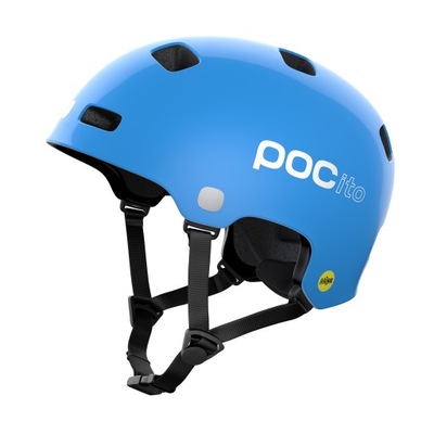 Kask rowerowy dziecięcy POC Pocito Crane MIPS fluorescent blue 55-58 (M-L)