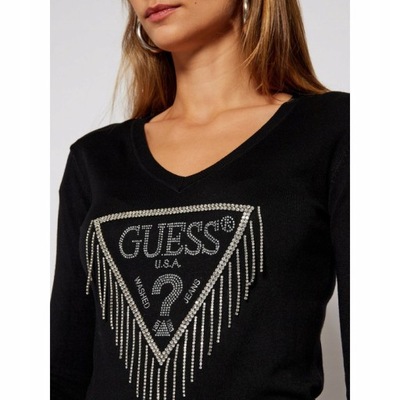 GUESS SWETER SWETEREK CYRKONIE NOWY 38 M