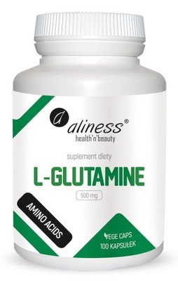 Aliness L-glutamine GLUTAMINA JELITA 500mg 100k