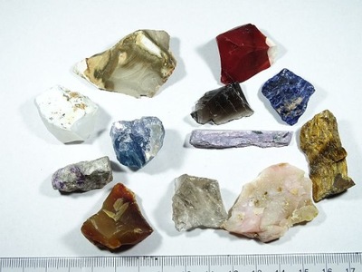 Minerały surowe - Zestaw - 8 -