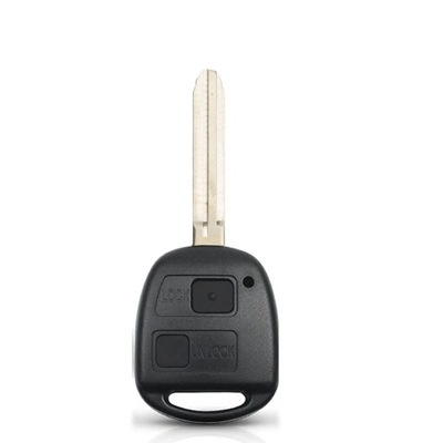 WITH RUBBER PAD REMOTE CAR KEY SHELL CASE PARA TOYOTA YARIS CARINA CO~57715  