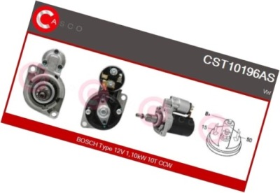 Стартер 12v 1.1kw - casco cst10196as фото №1