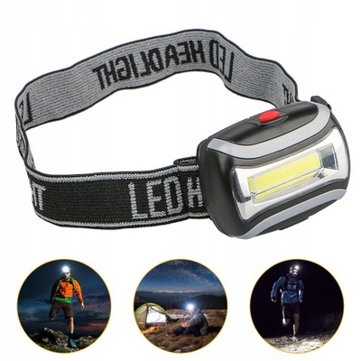 FLASHLIGHT FRONT FRONT LED COB LEKKA 3 TRYBY  