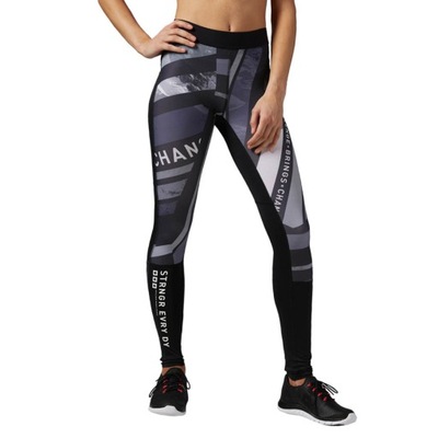 Legginsy termo Reebok sportowe getry do biegania